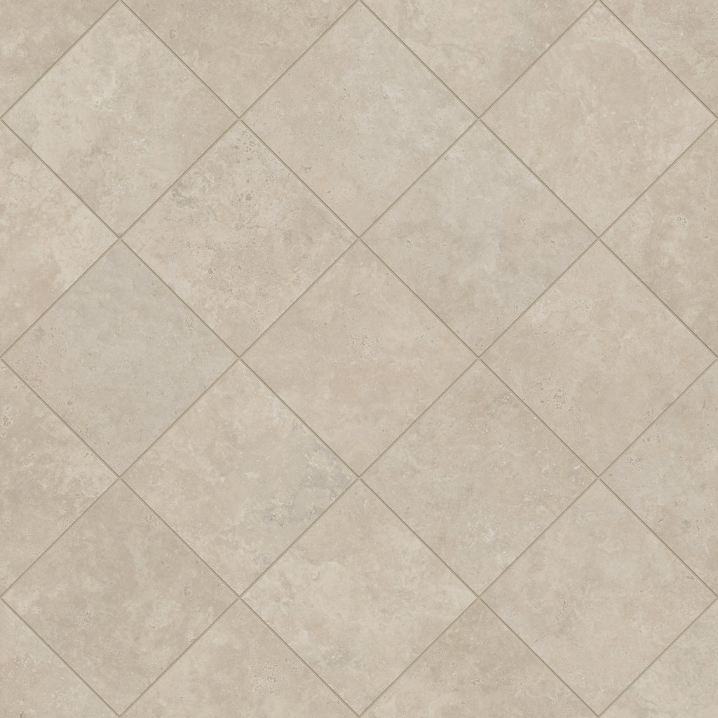 Leona 12x12 Polished Porcelain Tile in Marfil