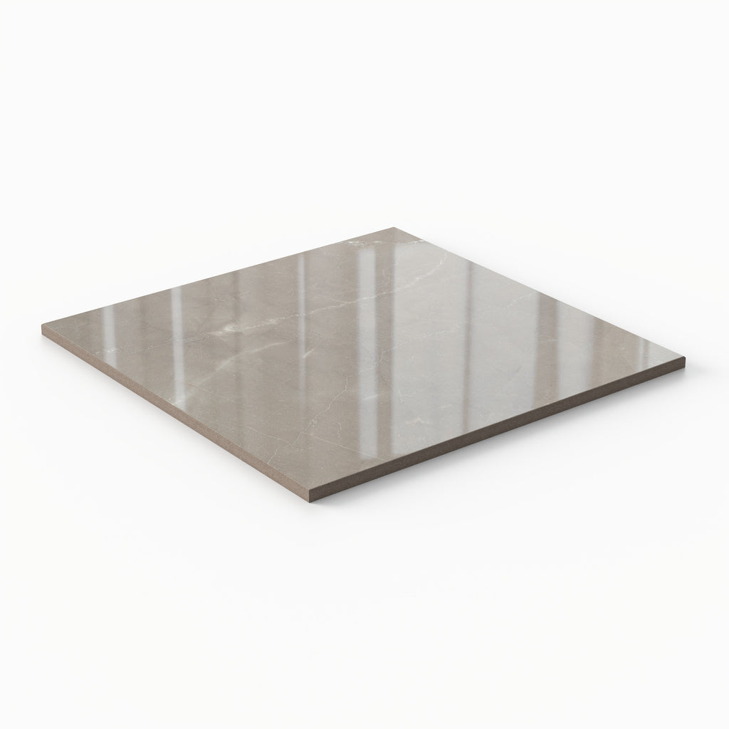 Leona 12x12 Polished Porcelain Tile in Amani Bronze