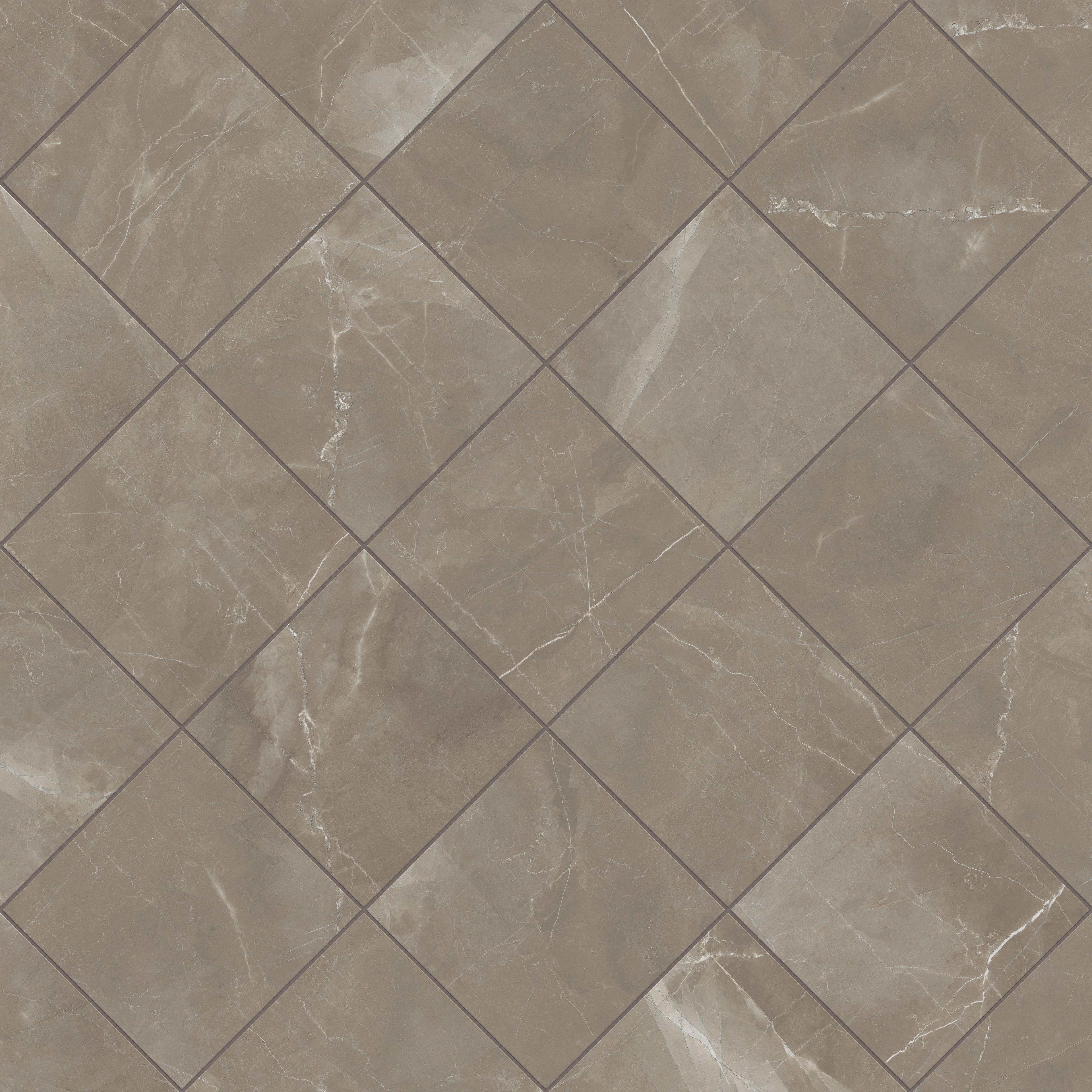 Leona 12x12 Polished Porcelain Tile in Amani Bronze