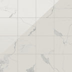 Leona 12x12 Polished Porcelain Tile in Calacatta