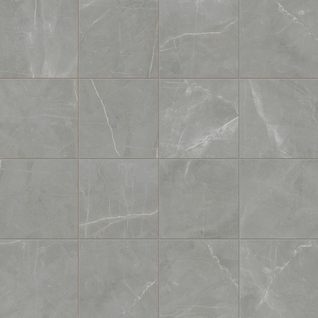 Leona 12x12 Matte Porcelain Tile in Amani Grey