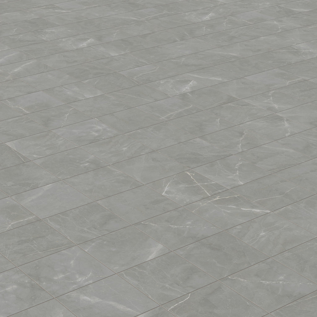 Leona 12x12 Matte Porcelain Tile in Amani Grey