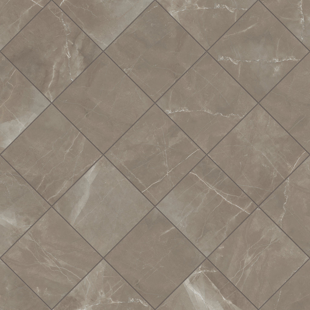 Leona 12x12 Matte Porcelain Tile in Amani Bronze