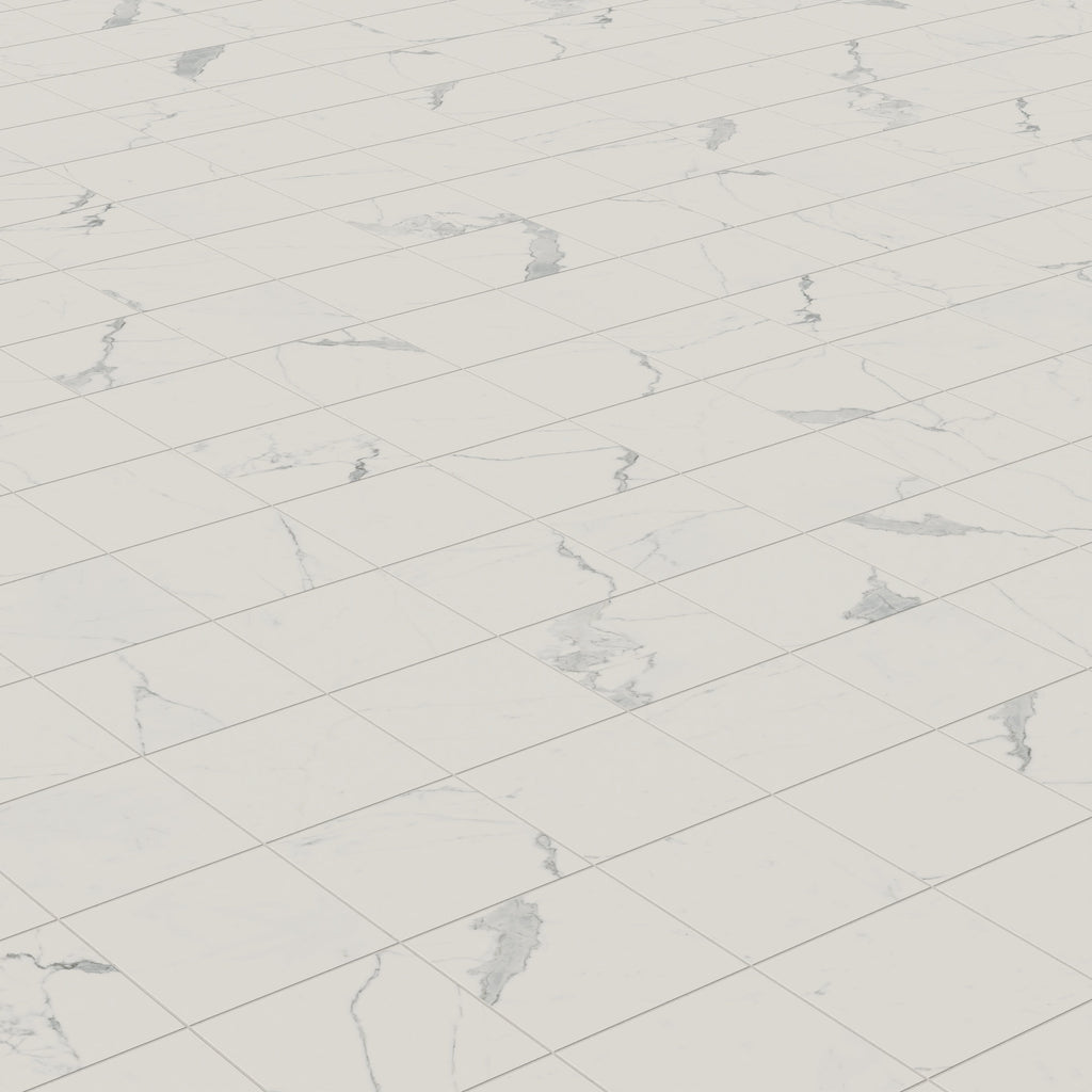 Leona 12x12 Matte Porcelain Tile in Calacatta