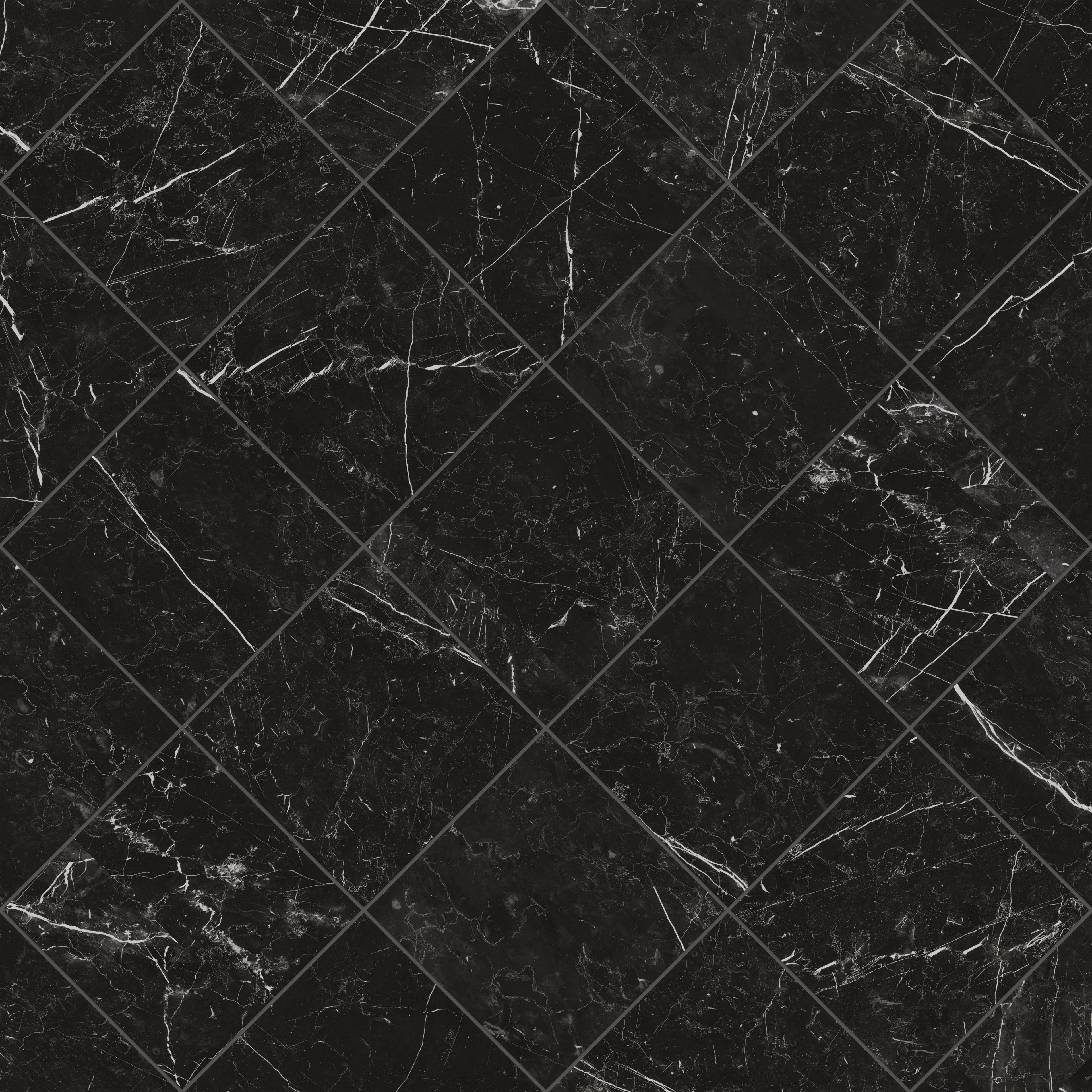 Leona 12x12 Matte Porcelain Tile in Nero Marquina