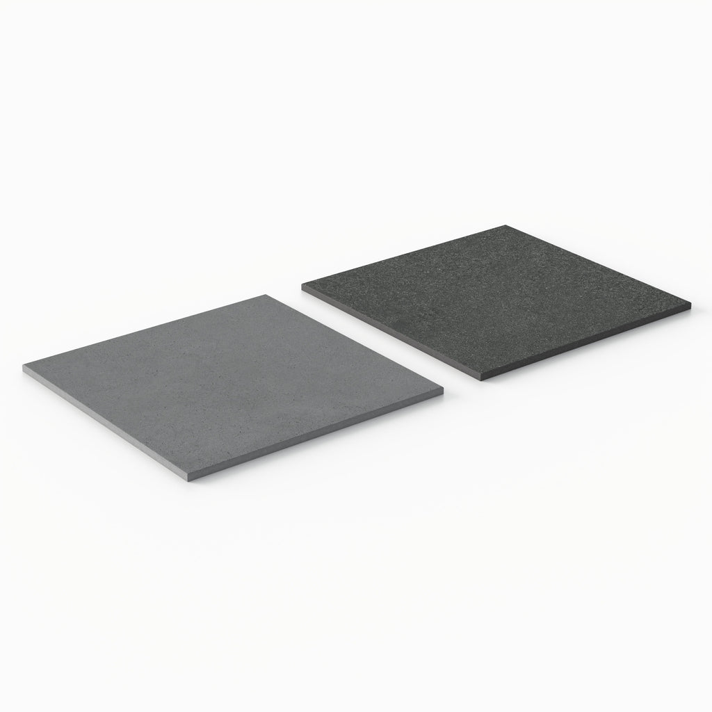 Palmer 12x12 Checkerboard Matte Porcelain Tile in Grey and Nero