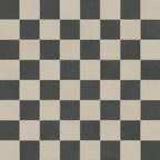 Palmer 12x12 Checkerboard Matte Porcelain Tile in Natural and Nero