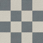 Palmer 12x12 Checkerboard Raw Porcelain Tile in White and Ocean Blue