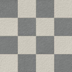 Palmer 12x12 Checkerboard Raw Porcelain Tile in White and Grey