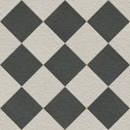 Palmer 12x12 Checkerboard Raw Porcelain Tile in White and Nero