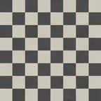 Palmer 12x12 Checkerboard Raw Porcelain Tile in White and Nero