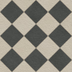 Palmer 12x12 Checkerboard Raw Porcelain Tile in Natural and Nero