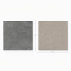 Wren 12x12 Checkerboard Grip 2cm Porcelain Paver Tile in Charcoal & Dune