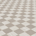 Wren 12x12 Checkerboard Grip 2cm Porcelain Paver Tile in Dune & Oat