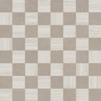 Wren 12x12 Checkerboard Grip 2cm Porcelain Paver Tile in Dune & Oat