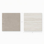 Wren 12x12 Checkerboard Grip 2cm Porcelain Paver Tile in Dune & Oat