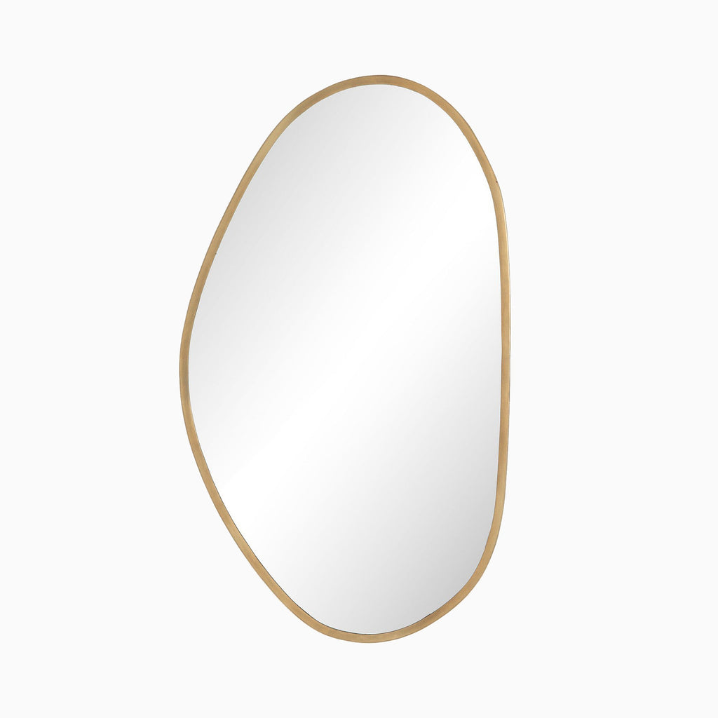 Rory Mirror in Antique Brass Iron