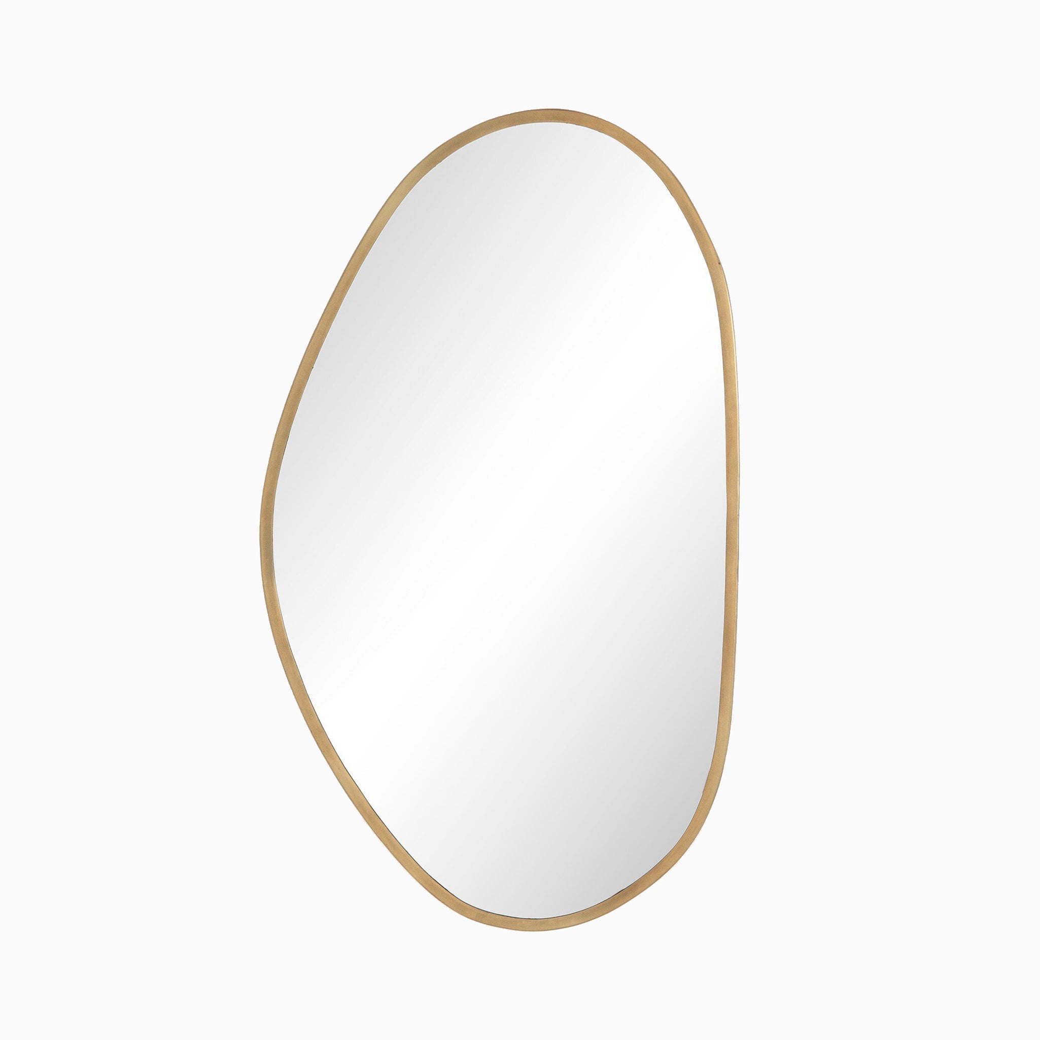 Rory Mirror in Antique Brass Iron