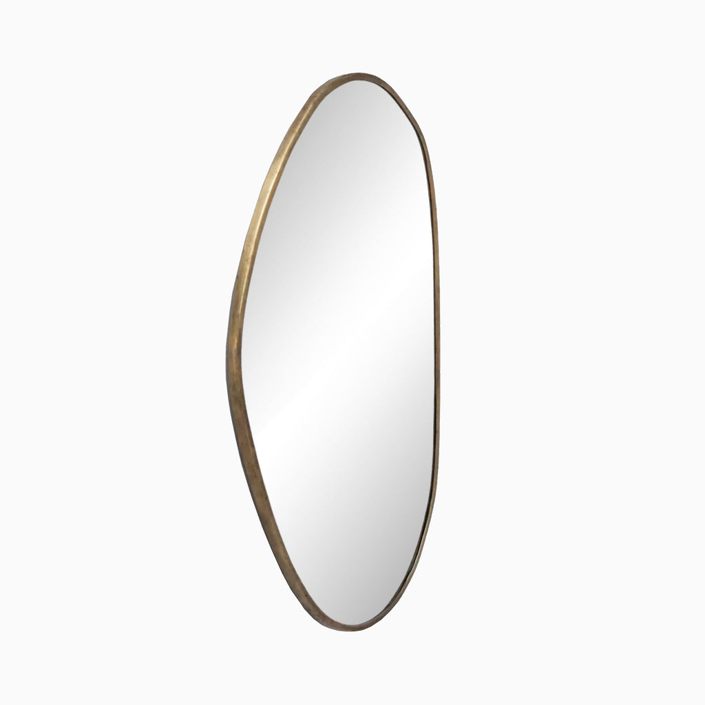 Rory Mirror in Antique Brass Iron