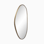 Rory Mirror in Antique Brass Iron