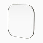 Tristan Square Mirror in Rustic Black