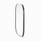 Tristan Square Mirror in Rustic Black