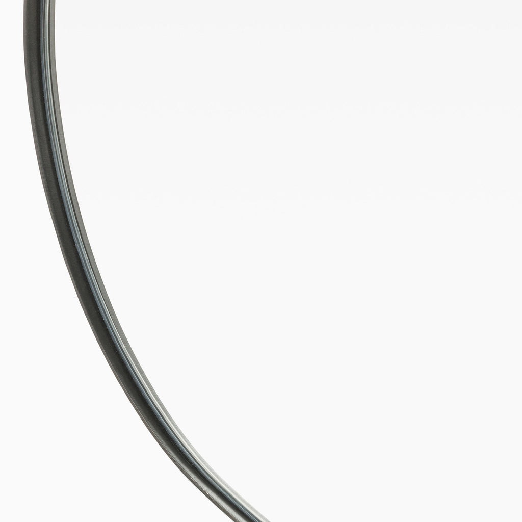 Tristan Square Mirror in Rustic Black