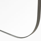 Tristan Square Mirror in Rustic Black