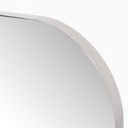 Tristan Square Mirror in Shiny Steel