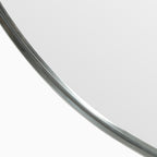 Tristan Square Mirror in Shiny Steel