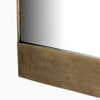 Clancy Mirror in Antique Brass