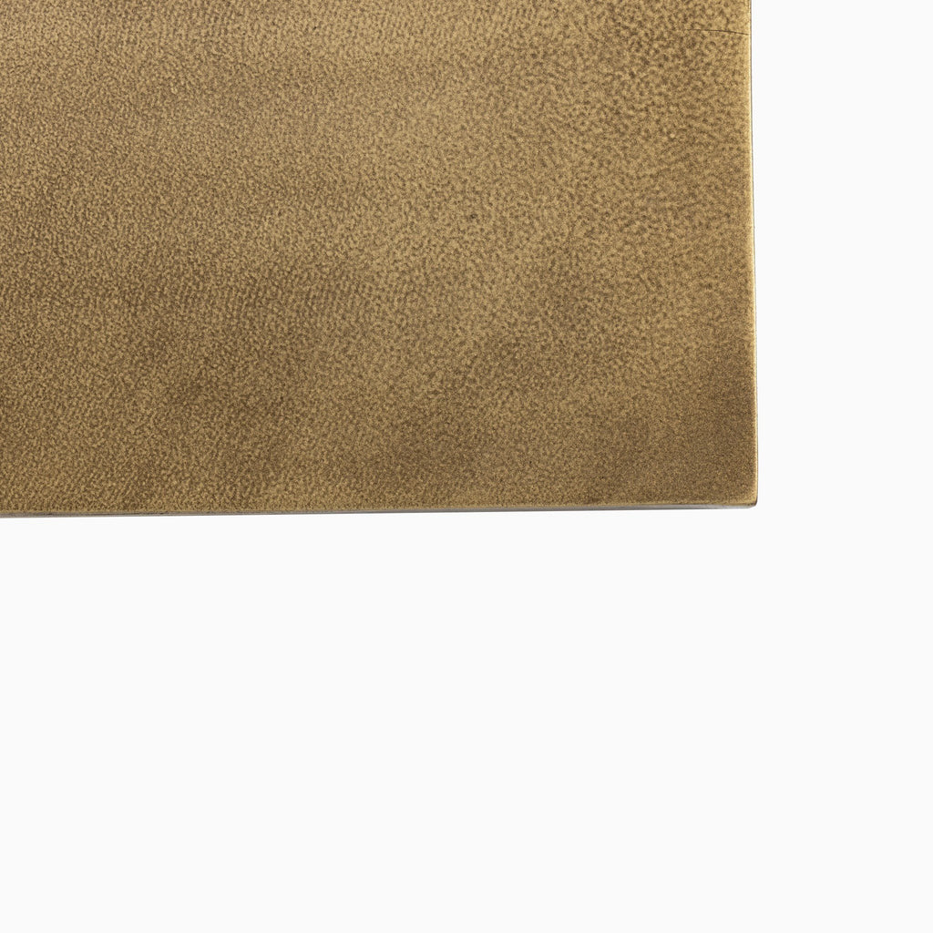 Clancy Mirror in Antique Brass