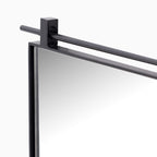 Clancy Small Mirror in Antiqued Iron