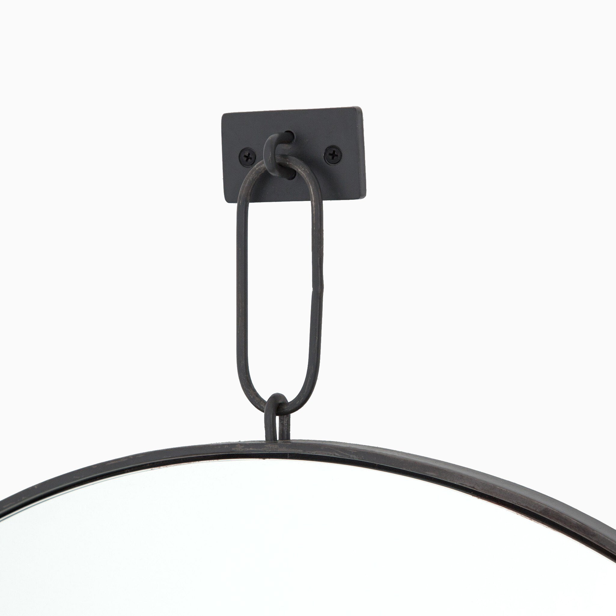 Fitz Mirror in Antiqued Iron