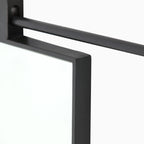 Clancy Mirror in Antiqued Iron