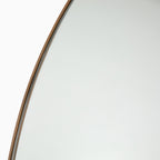 Esmeralda Floor Mirror in Polished Brass