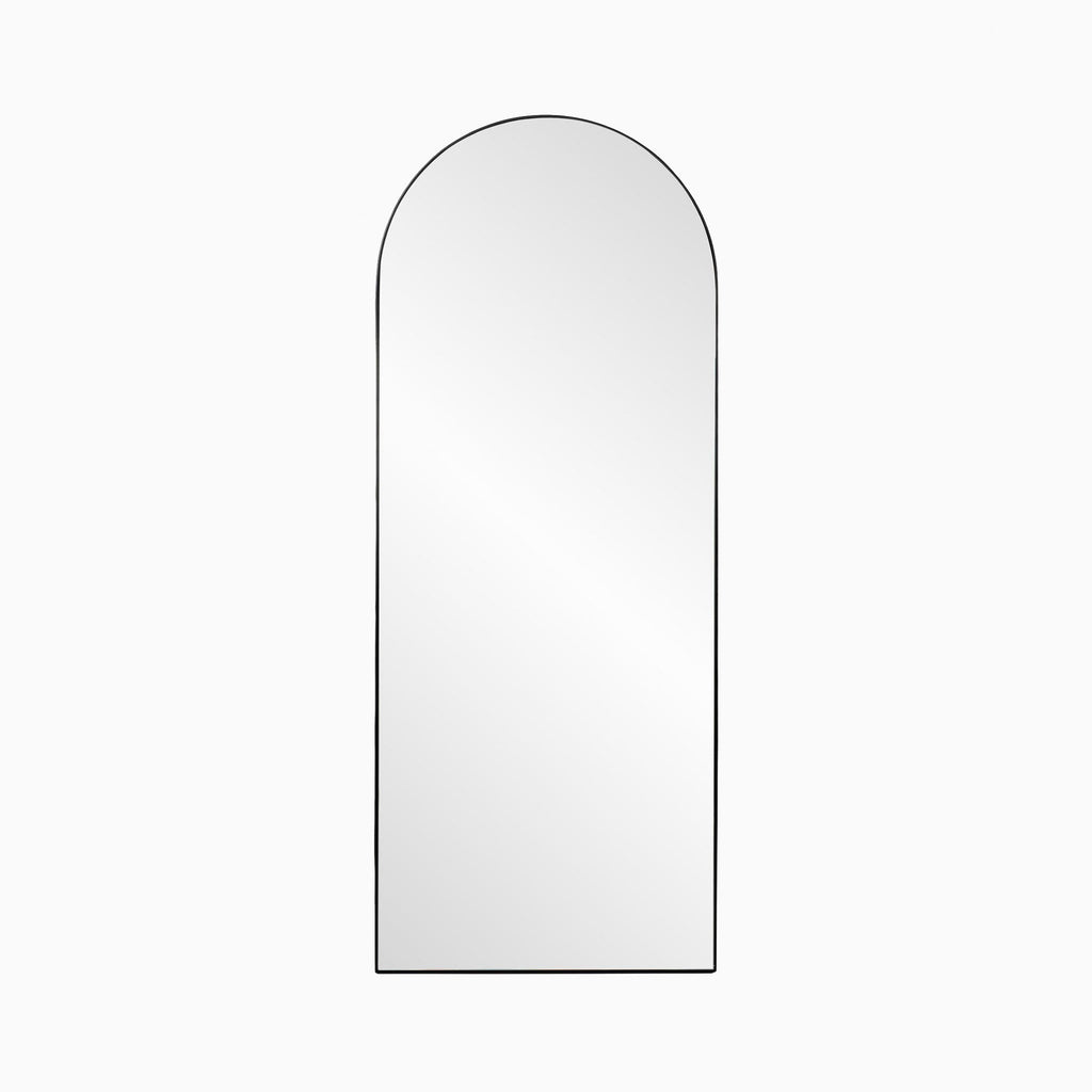 Esmeralda Floor Mirror in Iron Matte Black