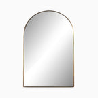 Esmeralda Small Mirror in Polished Brass