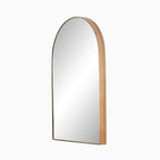 Esmeralda Small Mirror in Polished Brass