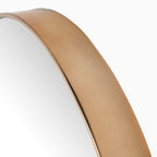 Esmeralda Small Mirror in Polished Brass