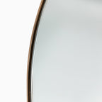 Esmeralda Small Mirror in Polished Brass