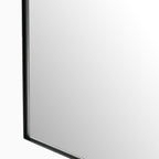 Esmeralda Small Mirror in Iron Matte Black