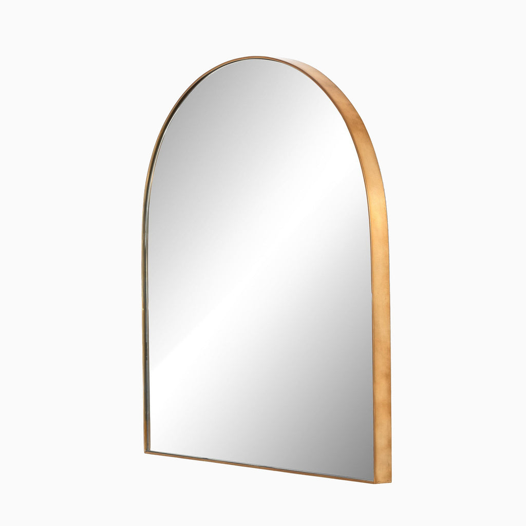 Esmeralda Wide Mirror in Polished Brass