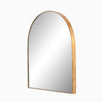 Esmeralda Wide Mirror in Polished Brass