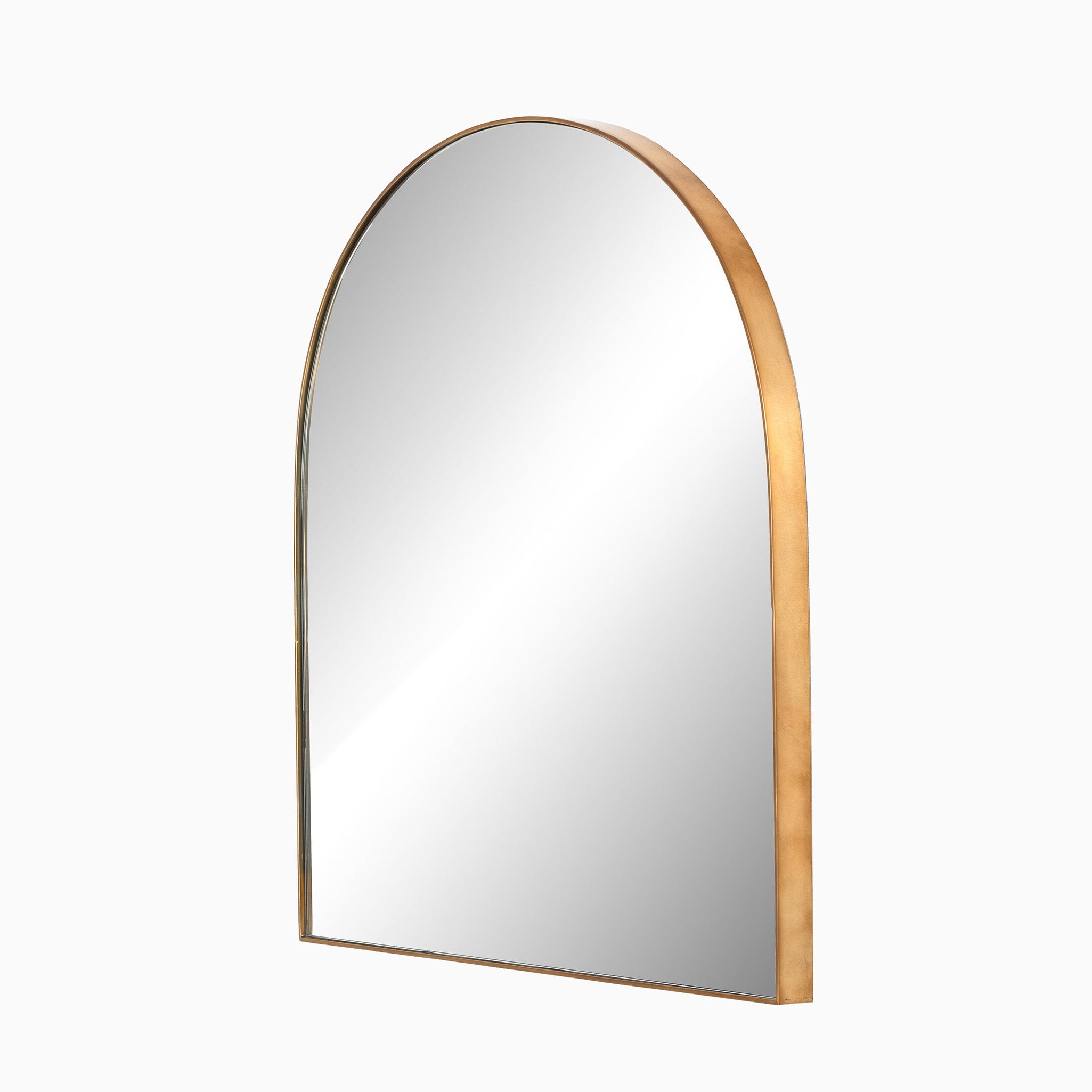 Esmeralda Wide Mirror in Polished Brass