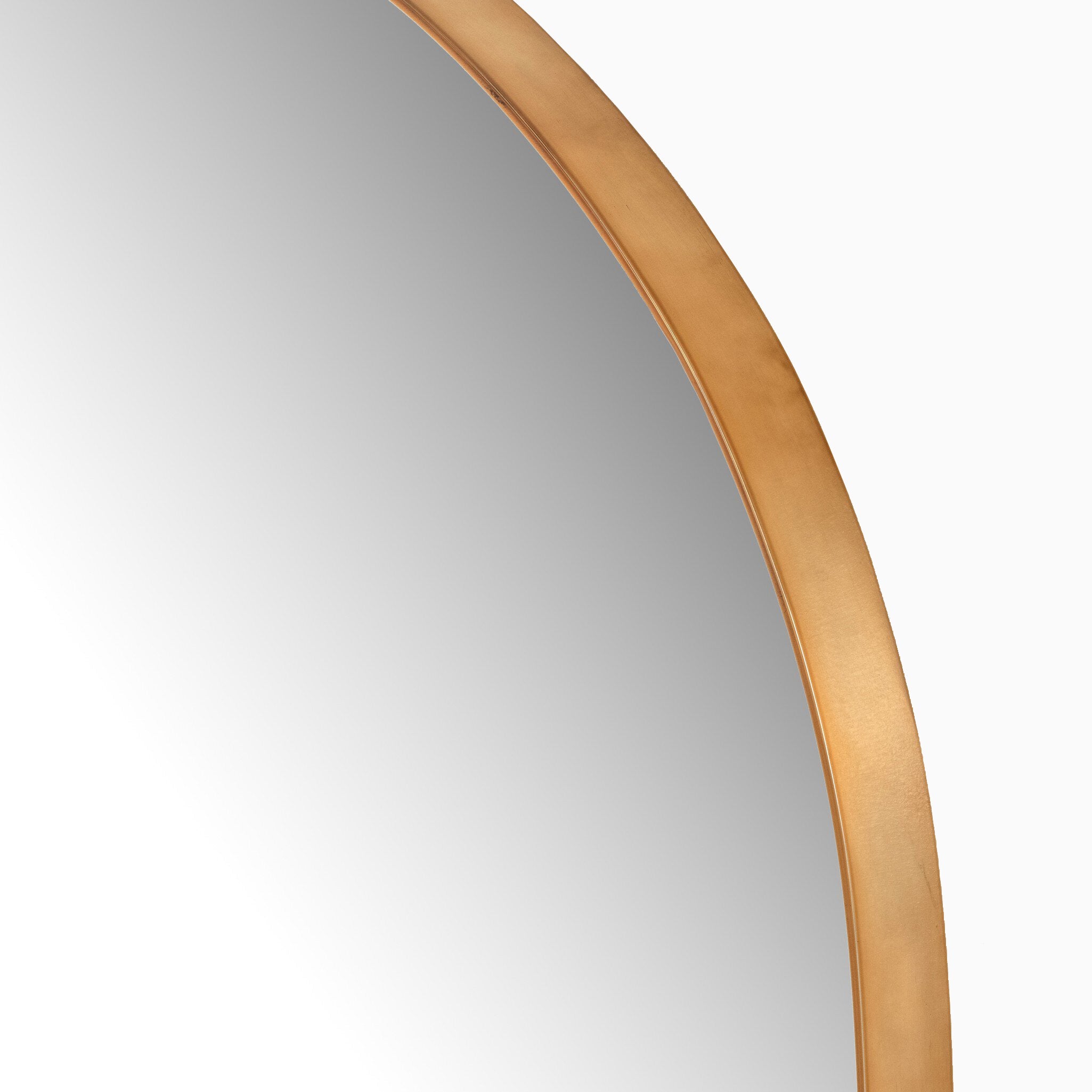 Esmeralda Wide Mirror in Polished Brass