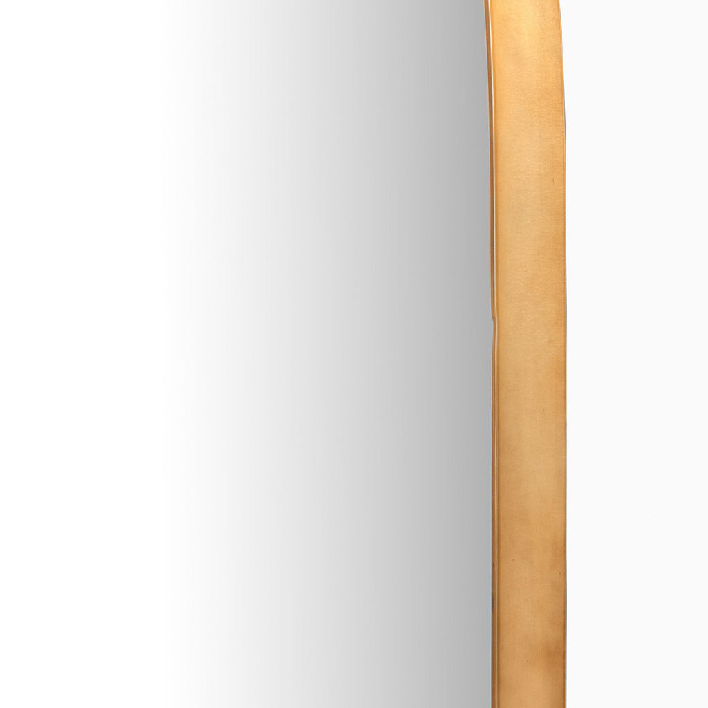 Esmeralda Wide Mirror in Polished Brass