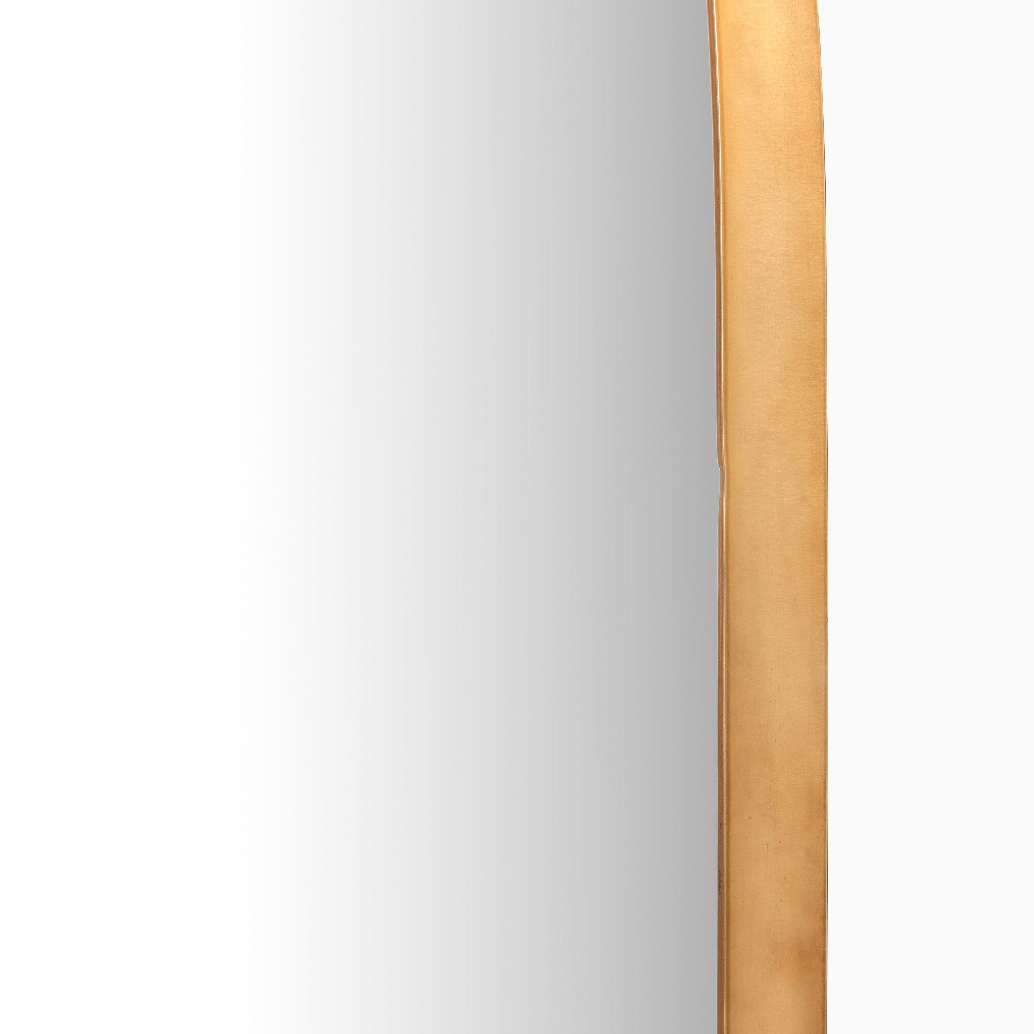 Esmeralda Wide Mirror in Polished Brass