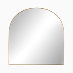Esmeralda Wide Mirror in Polished Brass