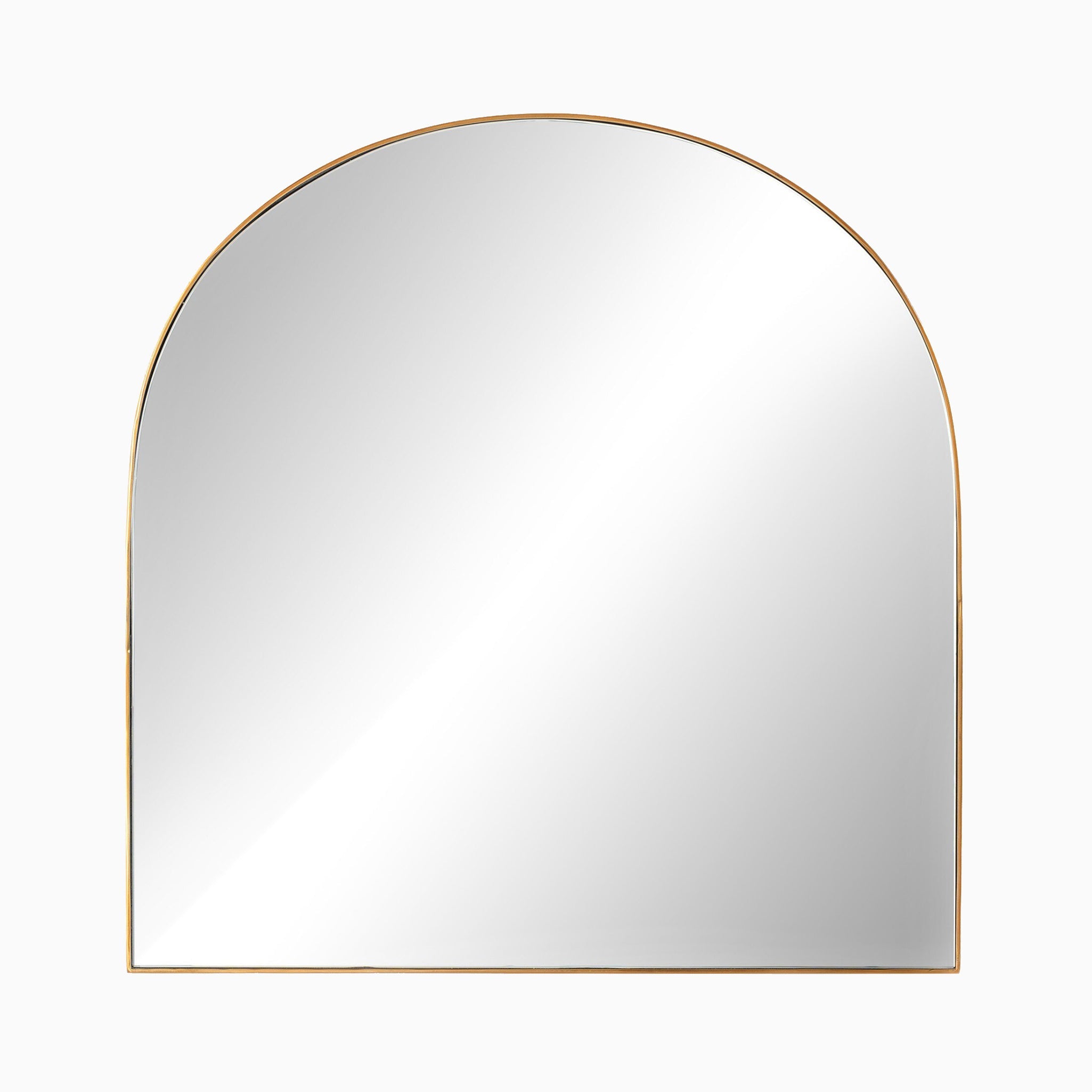 Esmeralda Wide Mirror in Polished Brass